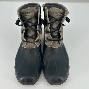 Sperry Women's Saltwater Emboss Duck Boots, Size 7